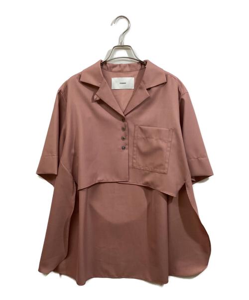 STUDIOUS（ステュディオス）STUDIOUS (ステュディオス) Open Collar Shirt ピンク サイズ:SIZE Freeの古着・服飾アイテム