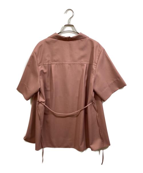 STUDIOUS（ステュディオス）STUDIOUS (ステュディオス) Open Collar Shirt ピンク サイズ:SIZE Freeの古着・服飾アイテム