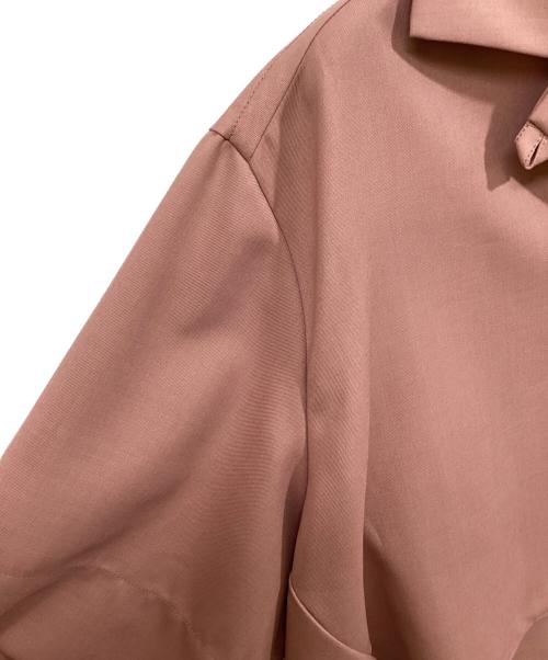 STUDIOUS（ステュディオス）STUDIOUS (ステュディオス) Open Collar Shirt ピンク サイズ:SIZE Freeの古着・服飾アイテム
