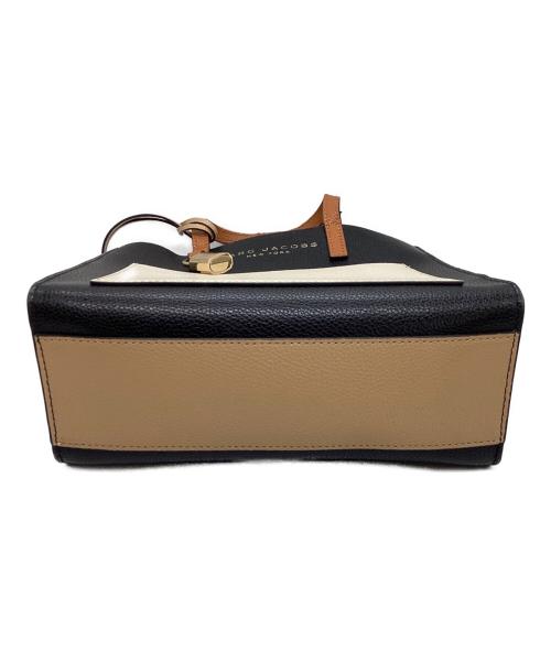 MARC JACOBS（マークジェイコブス）MARC JACOBS (マークジェイコブス) GRIND COLORBLOCK MINI TOTE BAG ブラウンの古着・服飾アイテム