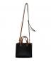 MARC JACOBS (マークジェイコブス) GRIND COLORBLOCK MINI TOTE BAG ブラウン：5000円