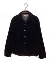 ）の古着「VELVET SHIRT」｜ブラック