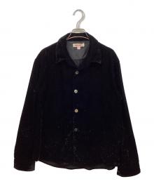 masu（エムエーエスユー）の古着「VELVET SHIRT」｜ブラック