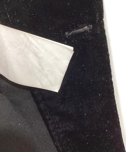 masu（エムエーエスユー）masu (エムエーエスユー) VELVET SHIRT ブラック サイズ:SIZE 46の古着・服飾アイテム