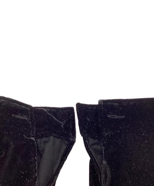 masu（エムエーエスユー）masu (エムエーエスユー) VELVET SHIRT ブラック サイズ:SIZE 46の古着・服飾アイテム