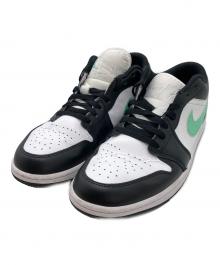 NIKE（ナイキ）の古着「Air Jordan 1 Low "Green Glow"」｜ホワイト×グリーン
