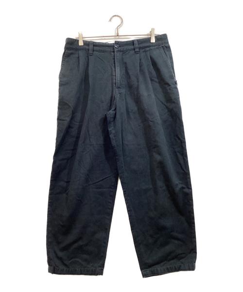 DESCENDANT（ディセンダント）DESCENDANT (ディセンダント) ワイドパンツ ネイビー サイズ:3の古着・服飾アイテム