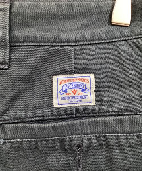 DESCENDANT（ディセンダント）DESCENDANT (ディセンダント) ワイドパンツ ネイビー サイズ:3の古着・服飾アイテム