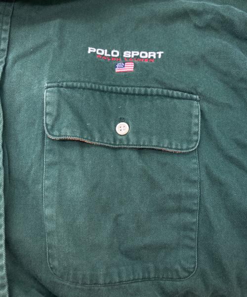 POLO SPORT（ポロスポーツ）POLO SPORT (ポロスポーツ) 長袖シャツ グリーン サイズ:XLの古着・服飾アイテム
