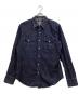 RRL（ダブルアールエル）の古着「デニムウエスタンシャツ」｜インディゴ