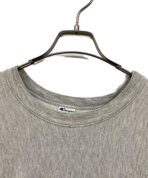 Champion REVERSE WEAVE（チャンピオン リバース ウィーブ）Champion REVERSE WEAVE (チャンピオン リバース ウィーブ) カレッジロゴプリントスウェット グレー サイズ:XXLの古着・服飾アイテム