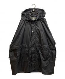 Vivienne Westwood man（ヴィヴィアン ウェストウッド マン）の古着「"UNIVERSITY OF PEACE" ロングフーディー コート」｜ブラック