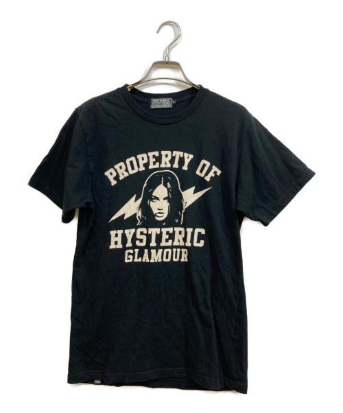 Hysteric Glamour（ヒステリックグラマー）Hysteric Glamour (ヒステリックグラマー) プリントTシャツ ブラック サイズ:Sの古着・服飾アイテム