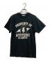 Hysteric Glamour（ヒステリックグラマー）の古着「プリントTシャツ」｜ブラック