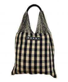 MARNI（マルニ）の古着「MARKET HAMMOCK BAG」｜ホワイト×ブラック