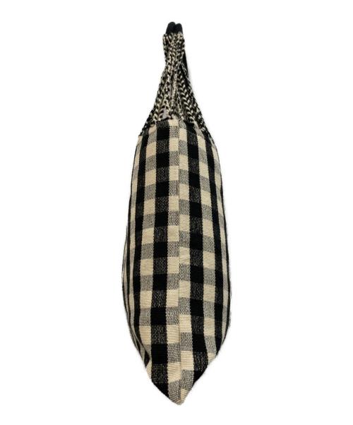 MARNI（マルニ）MARNI (マルニ) MARKET HAMMOCK BAG ホワイト×ブラックの古着・服飾アイテム