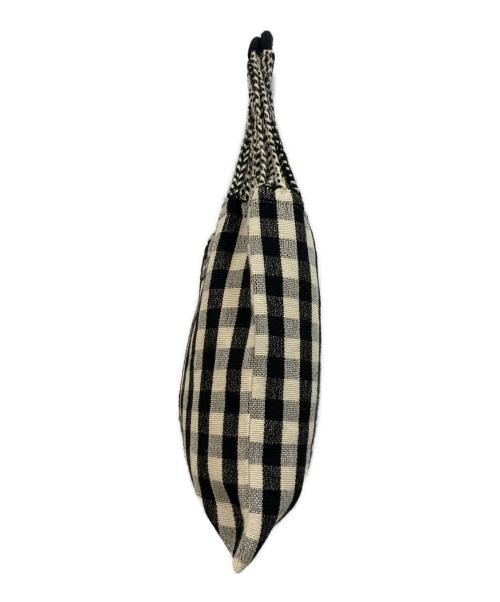 MARNI（マルニ）MARNI (マルニ) MARKET HAMMOCK BAG ホワイト×ブラックの古着・服飾アイテム