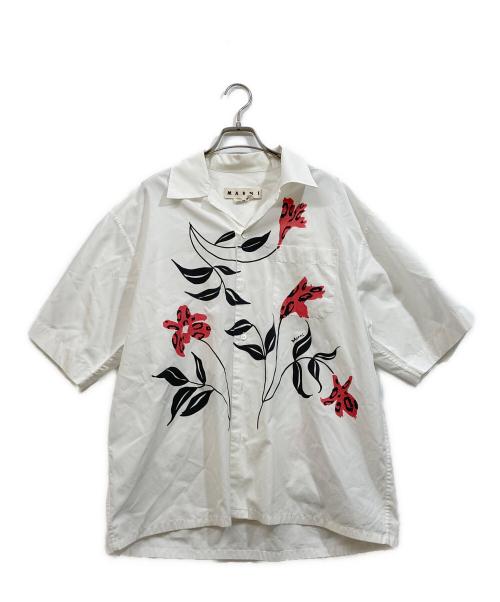 MARNI（マルニ）MARNI (マルニ) オープンカラーシャツ ホワイト サイズ:48の古着・服飾アイテム