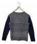 MARNI (マルニ) ニットカーディガン グレー×ネイビー サイズ:46：14000円