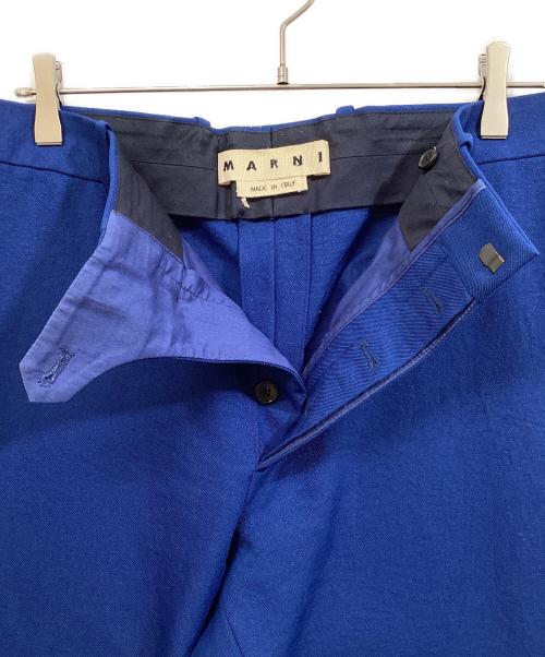 MARNI（マルニ）MARNI (マルニ) スラックス ブルー サイズ:46の古着・服飾アイテム