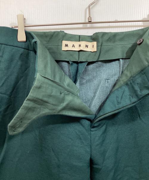 MARNI（マルニ）MARNI (マルニ) スラックス グリーン サイズ:46の古着・服飾アイテム