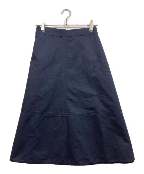 MARNI（マルニ）MARNI (マルニ) コットンスカート ネイビー サイズ:38の古着・服飾アイテム