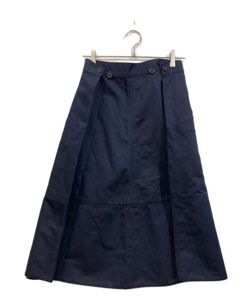 MARNI（マルニ）MARNI (マルニ) コットンスカート ネイビー サイズ:38の古着・服飾アイテム