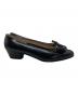 中古・古着 Salvatore Ferragamo (サルヴァトーレ フェラガモ) リボンパンプス ブラック サイズ:6 1/2：10000円