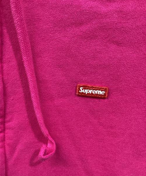 SUPREME（シュプリーム）SUPREME (シュプリーム) Small Box Zip Up Hooded Sweatshirt ピンク サイズ:SIZE Mの古着・服飾アイテム