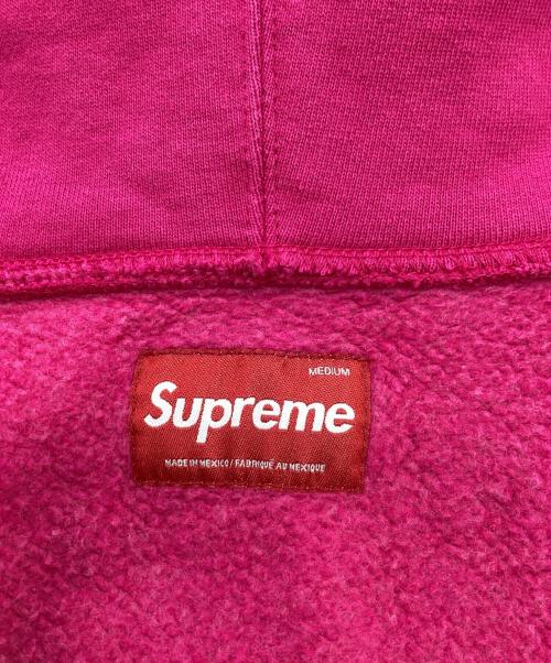 SUPREME（シュプリーム）SUPREME (シュプリーム) Small Box Zip Up Hooded Sweatshirt ピンク サイズ:SIZE Mの古着・服飾アイテム