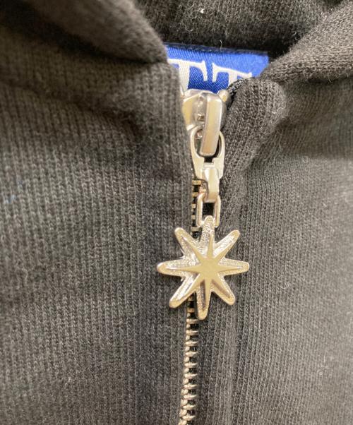 BoTT（ボット）BoTT (ボット) Wolf Zip Hoodie ブラック×ブルー サイズ:SIZE Lの古着・服飾アイテム