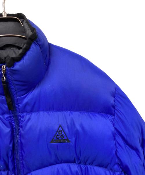 NIKE ACG（ナイキエーシージー）NIKE ACG (ナイキエーシージー) ダウンジャケット ブルー サイズ:	SIZE Lの古着・服飾アイテム