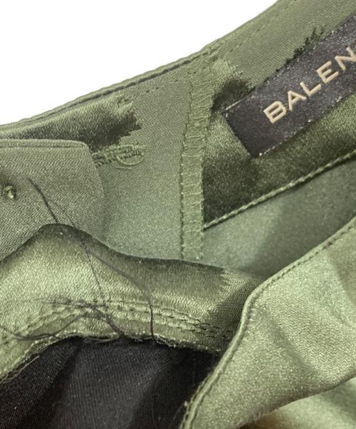 BALENCIAGA SILK（バレンシアガ シルク）BALENCIAGA SILK (バレンシアガ シルク) シルクワンピース グリーン サイズ:	SIZE 36の古着・服飾アイテム
