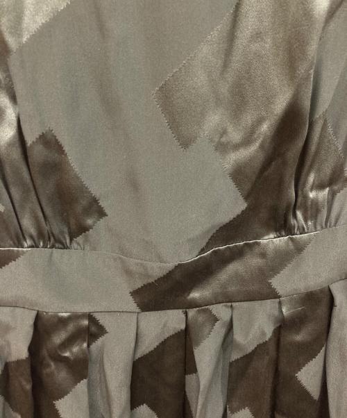 BALENCIAGA SILK（バレンシアガ シルク）BALENCIAGA SILK (バレンシアガ シルク) シルクワンピース グリーン サイズ:	SIZE 36の古着・服飾アイテム