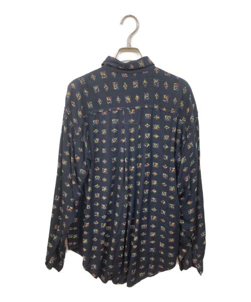 GOOUCH（グーチ）GOOUCH (グーチ) 総柄シャツ ブラック サイズ:	SIZE Sの古着・服飾アイテム