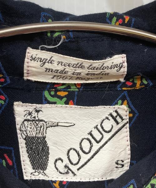 GOOUCH（グーチ）GOOUCH (グーチ) 総柄シャツ ブラック サイズ:	SIZE Sの古着・服飾アイテム