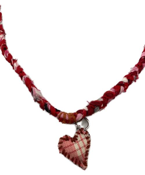 Porter Classic（ポータークラシック）Porter Classic (ポータークラシック) HAND WORK NECKLACE W/CHARM レッドの古着・服飾アイテム