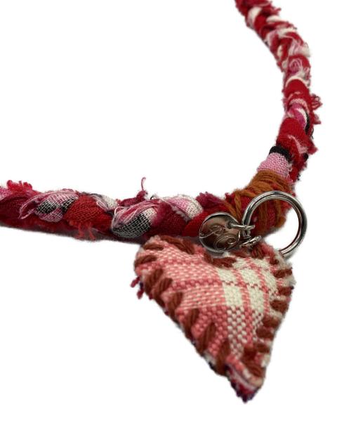 Porter Classic（ポータークラシック）Porter Classic (ポータークラシック) HAND WORK NECKLACE W/CHARM レッドの古着・服飾アイテム