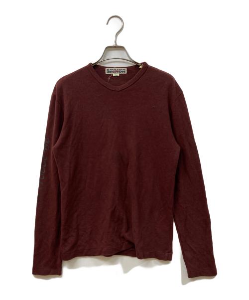 GAULTIER HOMME objet（ゴルチエオムオブジェ）GAULTIER HOMME objet (ゴルチエオムオブジェ) Vネックニット ブラウン サイズ:	SIZE Freeの古着・服飾アイテム