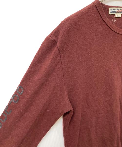 GAULTIER HOMME objet（ゴルチエオムオブジェ）GAULTIER HOMME objet (ゴルチエオムオブジェ) Vネックニット ブラウン サイズ:	SIZE Freeの古着・服飾アイテム
