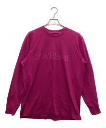 SUPREME（シュプリーム）の古着「鹿の子ロゴTシャツ」｜ピンク