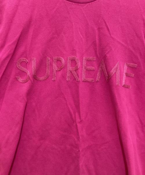 SUPREME（シュプリーム）SUPREME (シュプリーム) 鹿の子ロゴTシャツ ピンク サイズ:SIZE Lの古着・服飾アイテム