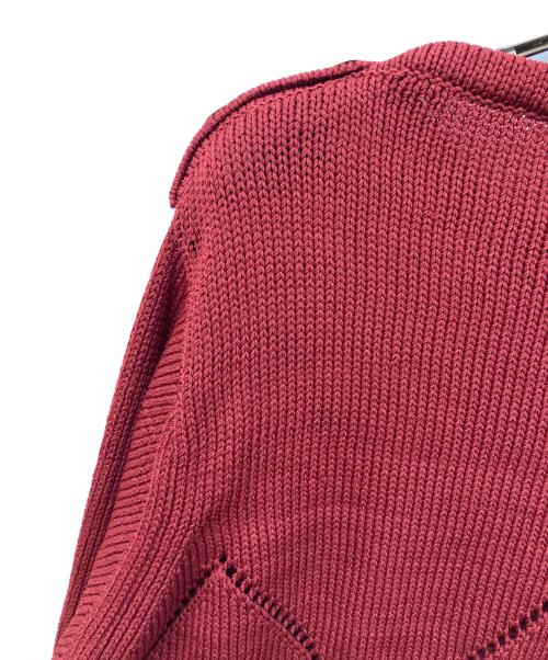 GAULTIER HOMME objet（ゴルチエオムオブジェ）GAULTIER HOMME objet (ゴルチエオムオブジェ) アーガイルデザインニット レッド サイズ:	SIZE Freeの古着・服飾アイテム