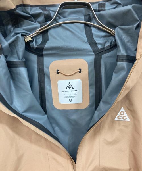 NIKE ACG（ナイキエーシージー）NIKE ACG (ナイキエーシージー) FADV カスケード レインズ フーディ ジャケット ベージュ サイズ:	SIZE XLの古着・服飾アイテム