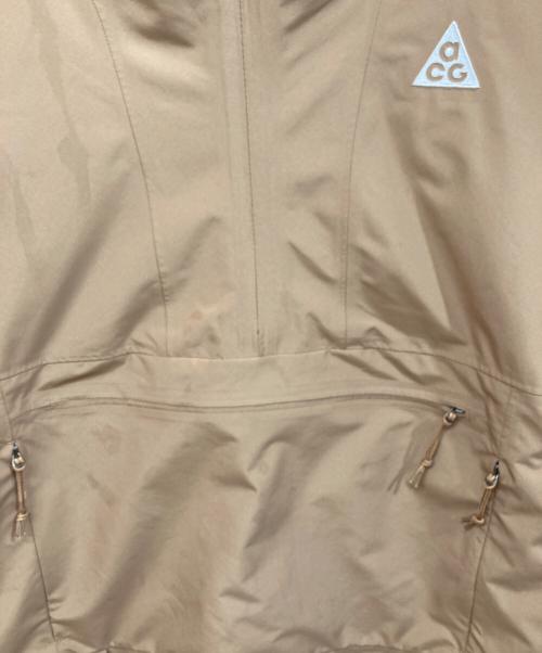 NIKE ACG（ナイキエーシージー）NIKE ACG (ナイキエーシージー) FADV カスケード レインズ フーディ ジャケット ベージュ サイズ:	SIZE XLの古着・服飾アイテム