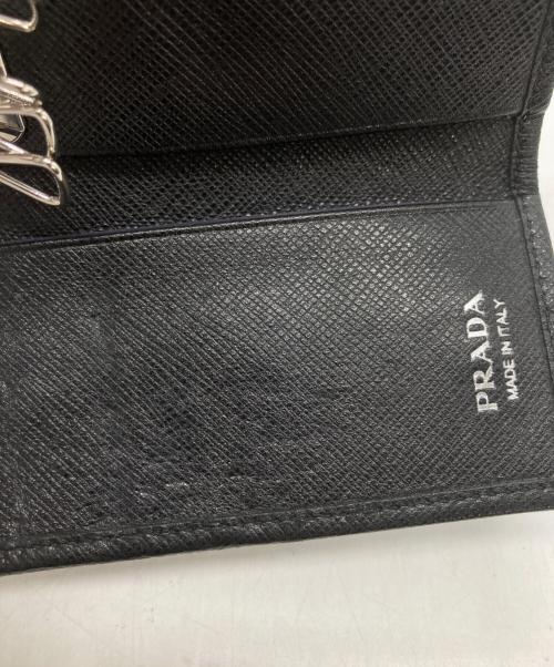 PRADA（プラダ）PRADA (プラダ) 6連キーケース ブラックの古着・服飾アイテム