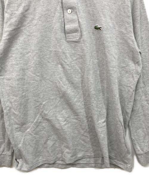 LACOSTE（ラコステ）LACOSTE (ラコステ) ポロシャツ グレー サイズ:SIZE Lの古着・服飾アイテム