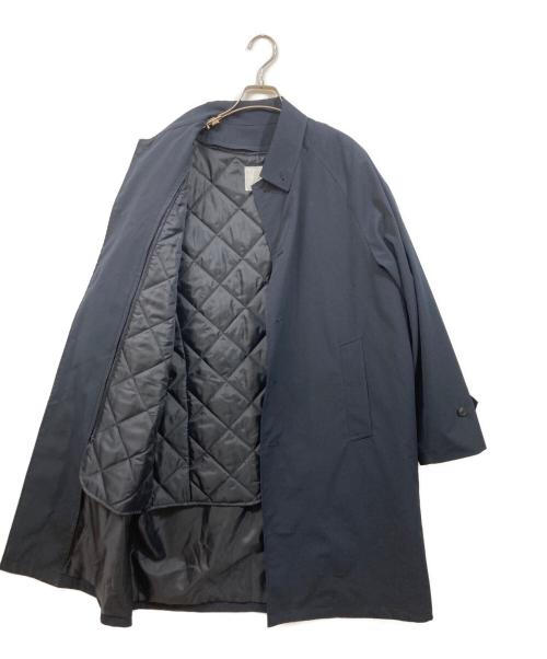 417 by EDIFICE（417 バイ エディフィス）417 by EDIFICE (417 バイ エディフィス) 2WAY バルカラーコート ブラック サイズ:Mの古着・服飾アイテム