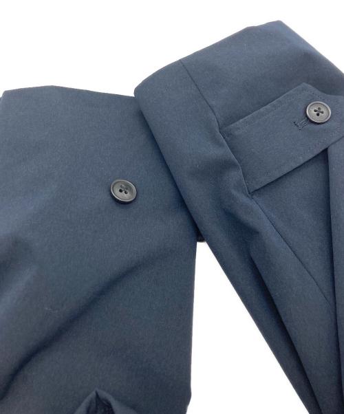 417 by EDIFICE（417 バイ エディフィス）417 by EDIFICE (417 バイ エディフィス) 2WAY バルカラーコート ブラック サイズ:Mの古着・服飾アイテム