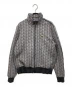 LACOSTEラコステ）の古着「モノグラムジャカードトラックジャケット」｜グレー